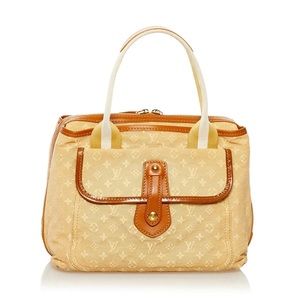 Louis Vuitton Champagne Mini Lin Monogram Canvas Mary Kate Tote Bag
